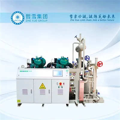 Industriële condensatie-eenheid met Bitzer-schroefcompressorrekken