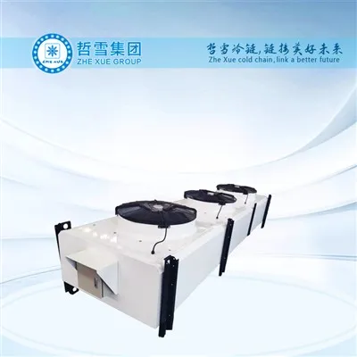 Dubbelzijdig blazende verdamper bij lage temperatuur